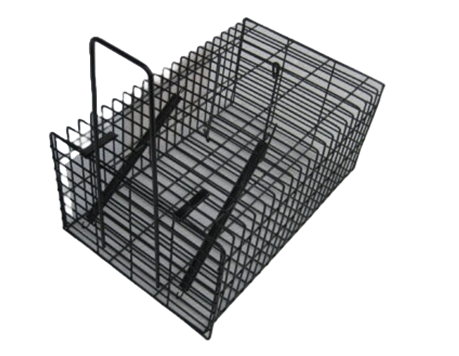 角型ねずみ捕獲器　金網籠